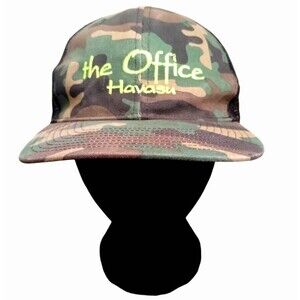 The Office Bar Lake Havasu City Camo Trucker Hat Cap Made In USA